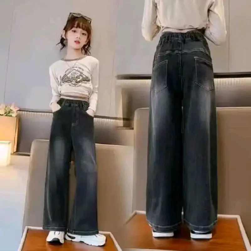 CELANA FASHION UNISEX BAGGY GOMBRONG ANAK  USIA 4-13 TAHUN / KULOT JEANS ANAK VIRAL TERBARU Bisa untuk anak cowok cewek 5