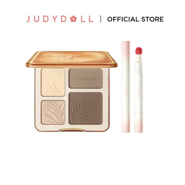 [NEW] Combo Judydoll Bảng Phấn Tạo Khối và Son Kem Lip Powder Cream 1