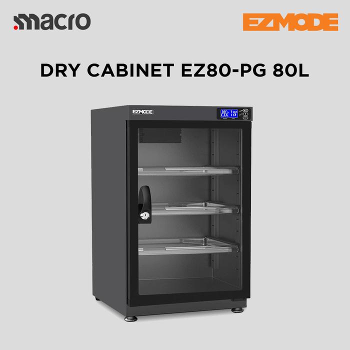 Gambar EZMODE Dry Cabinet EZ80-PG 80L Capacity LED Display - Polymetal Gray dari MACRO.id Kota Administrasi Jakarta Barat Tokopedia