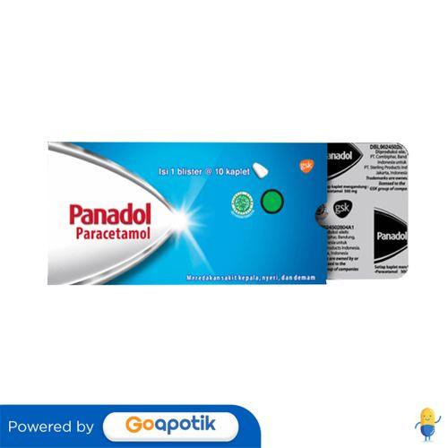 Gambar PANADOL STRIP ISI 10 KAPLET dari Apotek Zidan by GoApotik Kota Medan Tokopedia