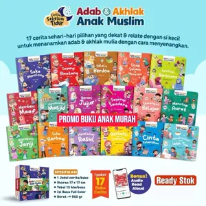 Seri Cerita Sebelum Tidur : Isi 17 Buku Adab Dan Ahklak Anak Muslim by Ziyadbooks
