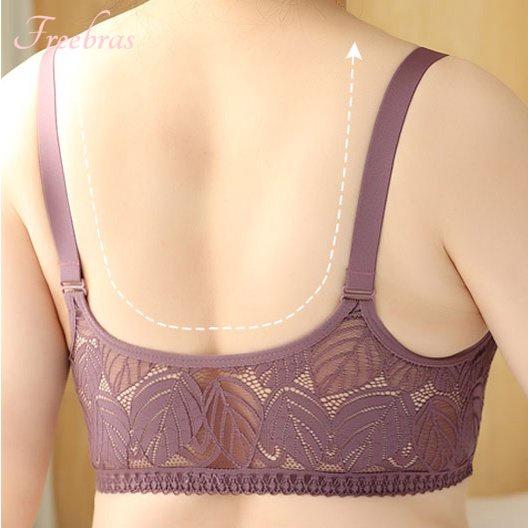 Wanita Tanpa Kawat Bra Sexy Sorex Pakain Dalam Push Up Bh Seamless Bra Seksi Kancing Depan Underwear Dewasa Lingeie Renda Lembut Pengaturan 4