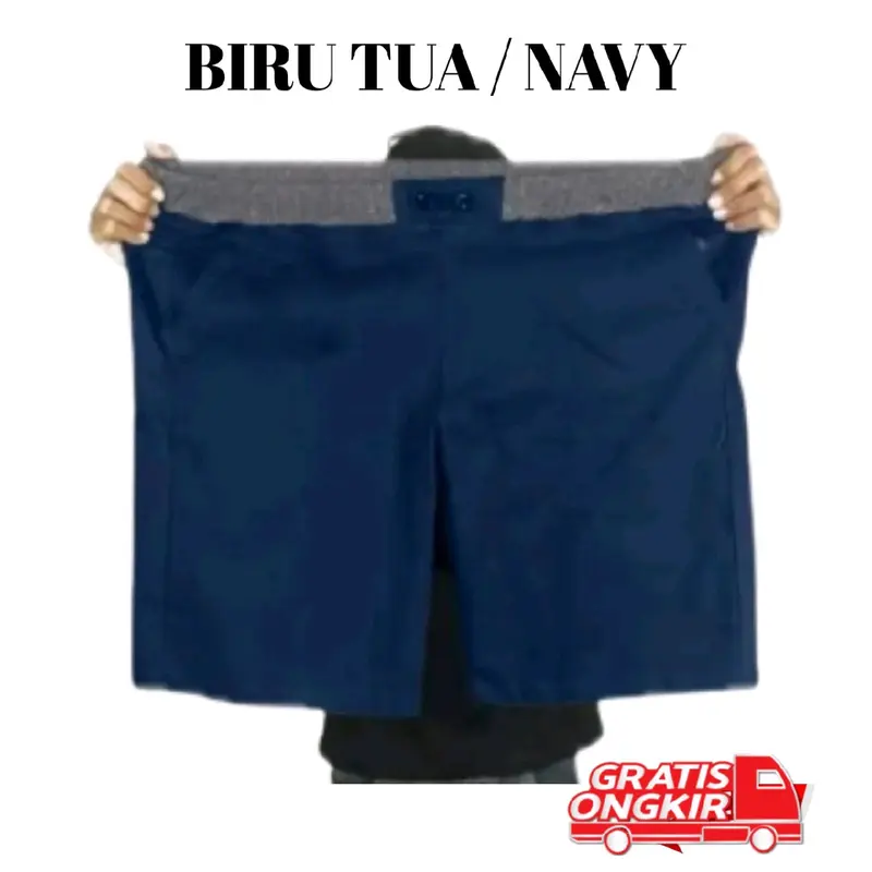 Celana Pendek Chinos Bigzise XL-4XL  Muat BB sampai 120Kg Cowok Distro Katun Casual Tebal Nyaman Santai Hitam Shorts Pria Dewasa Surfing Panjang Twill Modest Big & Tall big & tall S Cargo Combed 3