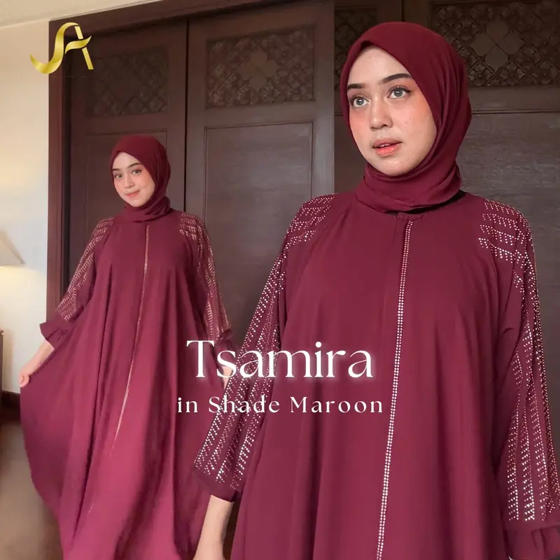 [ORI | BISA COD] Tsamira Black Abaya 7