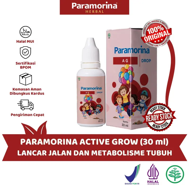 1 DROP/TETES Paramorina Terlambat Bicara Jalan dan Lahap Makan | Bebas Pilih Varian | 6 bulan ke atas 2