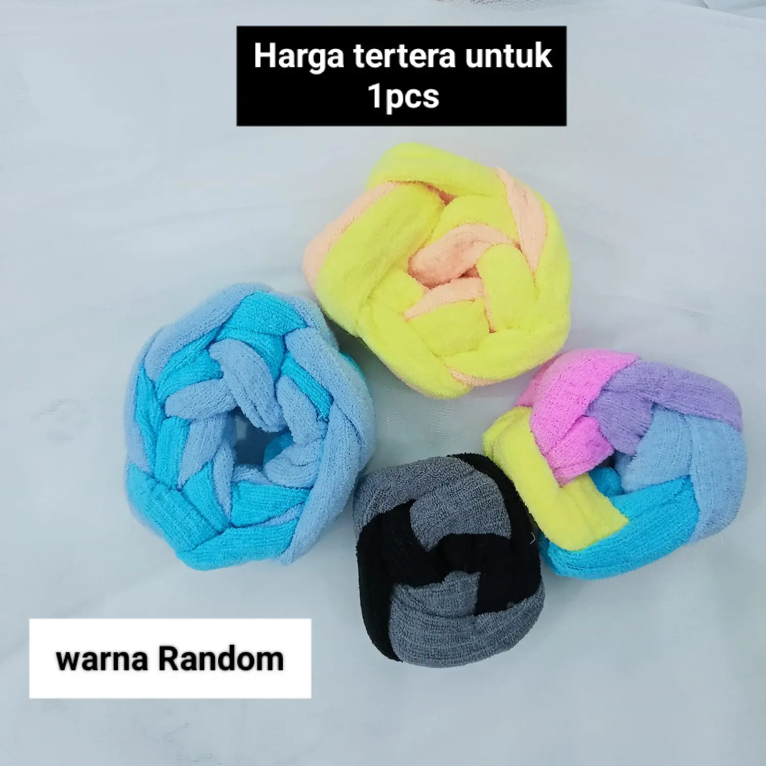 Kuncir Rambut Lilit 5,6  / Kuncir Rambut Korea / Kuncir Rambut Kepang / Kuncir Kepang KCR002 Karet Scrunchies