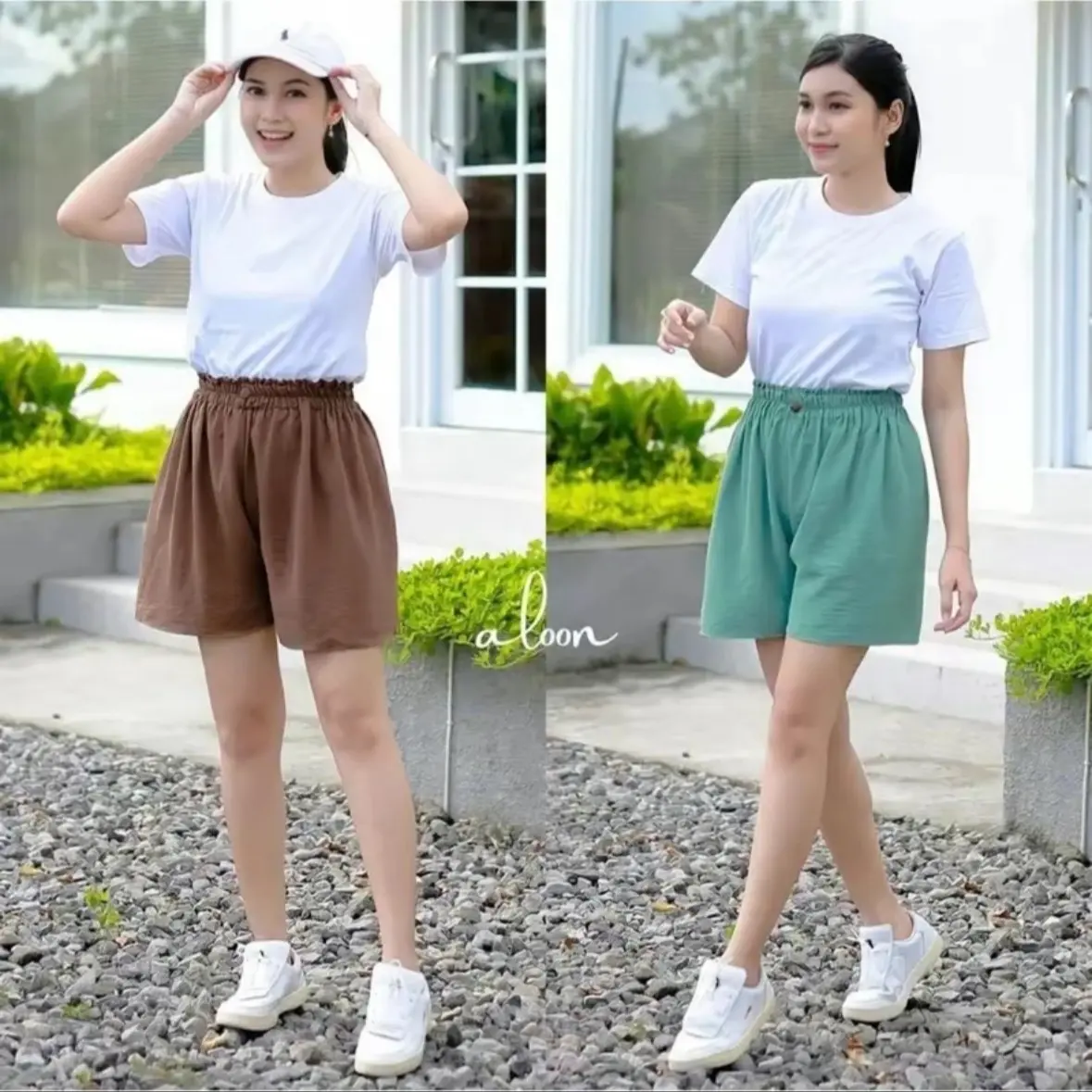 90ribu 6 pcs HOTPANTS CRINKLE KANCING/KULOT PENDEK/HOTPANTS WANITA Kancing Tali Melar Celana Shorts Airflow Waist sku16