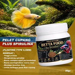 pelet pakan ikan cupang pakan ikan hias cupang premium