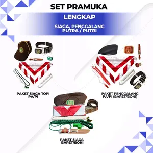 SET Perlengkapan Atribut Pramuka PENGGALANG SIAGA Putra Putri