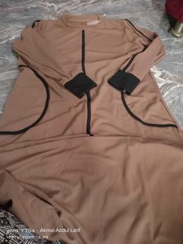 Product Review of MT - Tania Gamis Strip Kombinasi Elegant Bahan Knit Osaka [READY SIAP KIRIM] from R**i c** 1