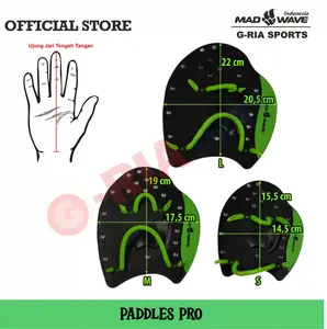 Pedal Tangan Original Mad Wave ( Paddles Pro )