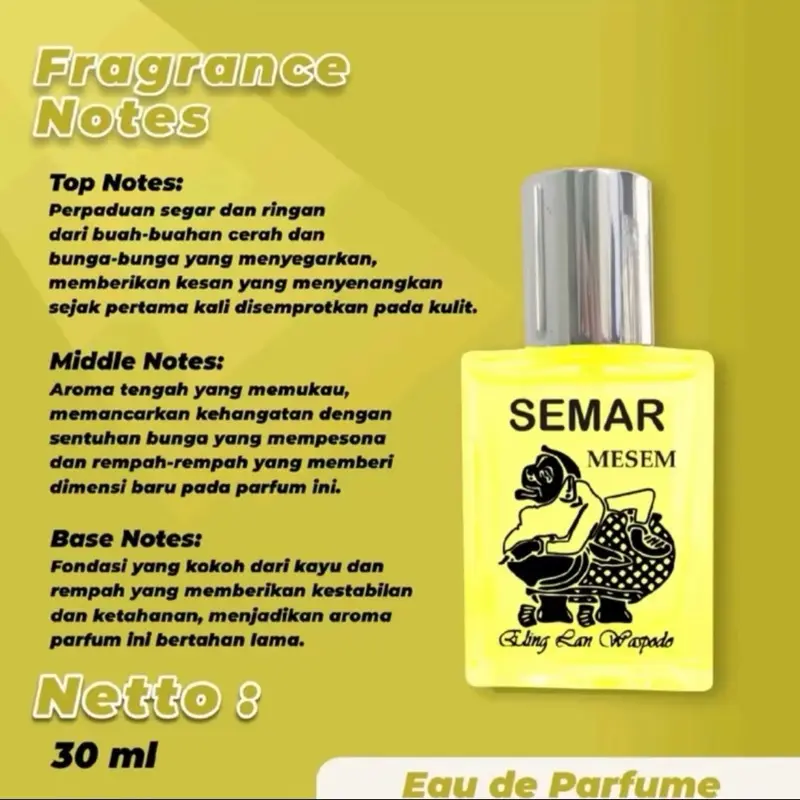 PROMO!!! BELI 1 DAPAT 2 SEMAR M3S3M WANGI SOFT DAN TAHAN LAMA Parfum Pria Dan Wanita 4