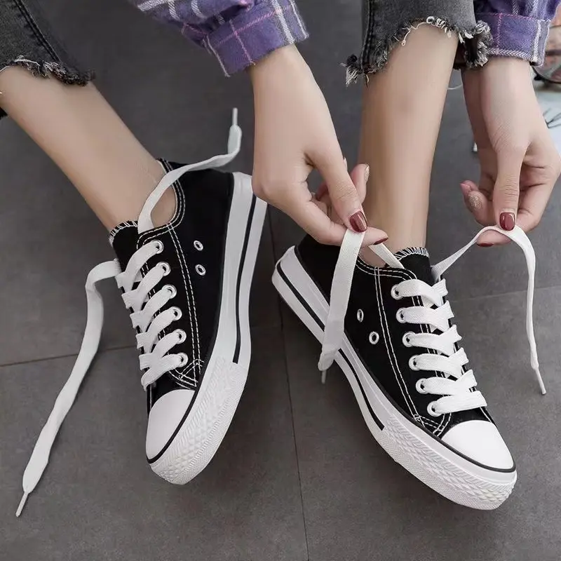 KOII "Free Box" (Size 36 - 41) Aerin Sepatu Wanita Canvas Bertali kasual Fashion Import Korea shoes 7