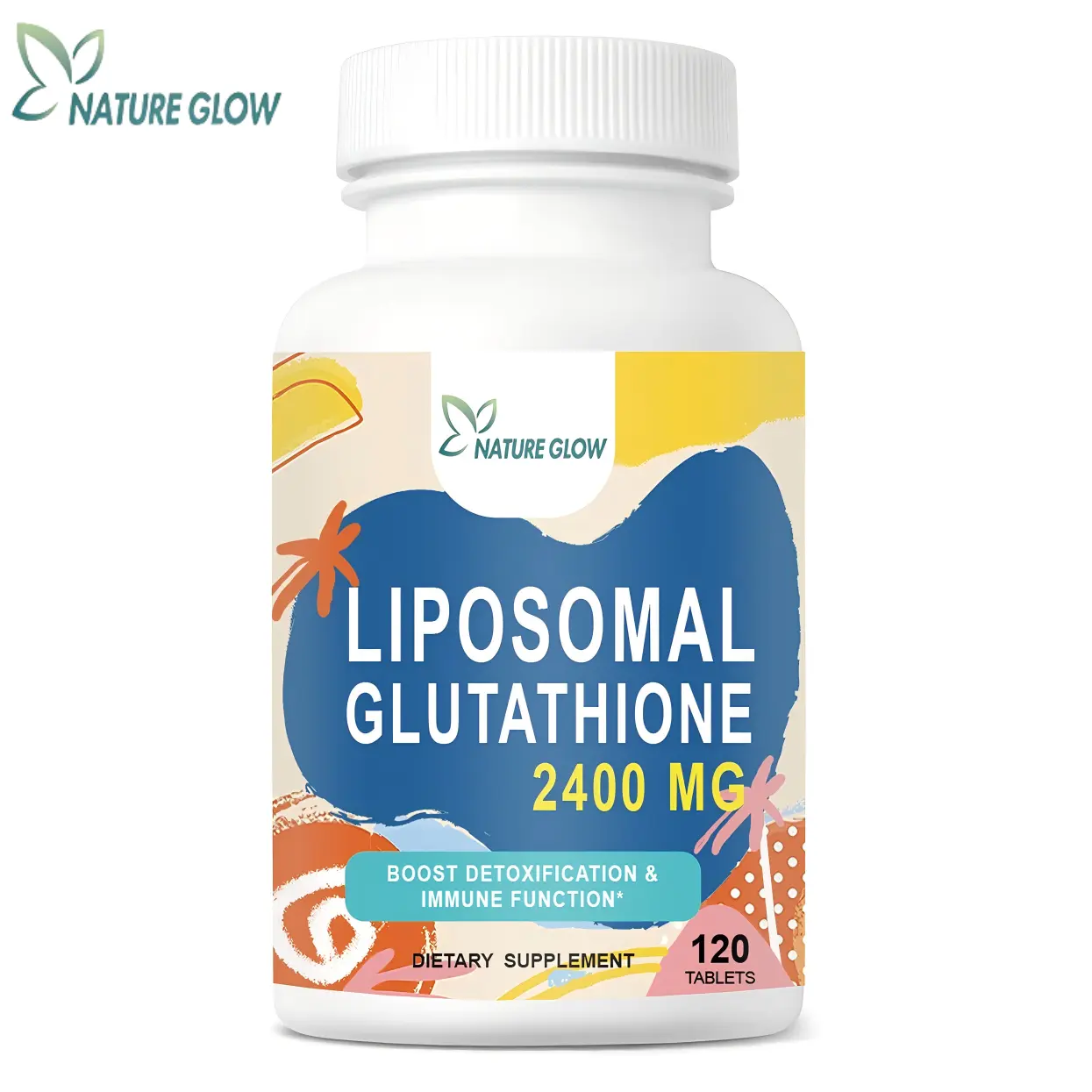 2400MG Glutathione, Reduced L-Glutathione, Glutathione Supplement with Vitamin C, Master Antioxidant, Enhanced Absorption - Non-GMO Antioxidant Supplement, Immune System, 120 Softgels
