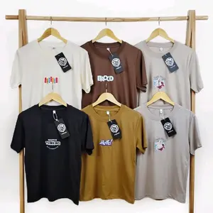 Promo Paket 1 Pcs 25 Ribu Kaos Pria Wanita Warna Sablon RANDOM