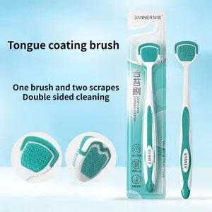 BANNER Pembersih Lidah Lembut Tongue Scrapper Arc Design - 099A