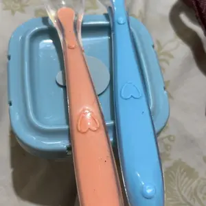 Sendok Makan Bayi Silikon MPASI Bahan BPA Free Lembut
