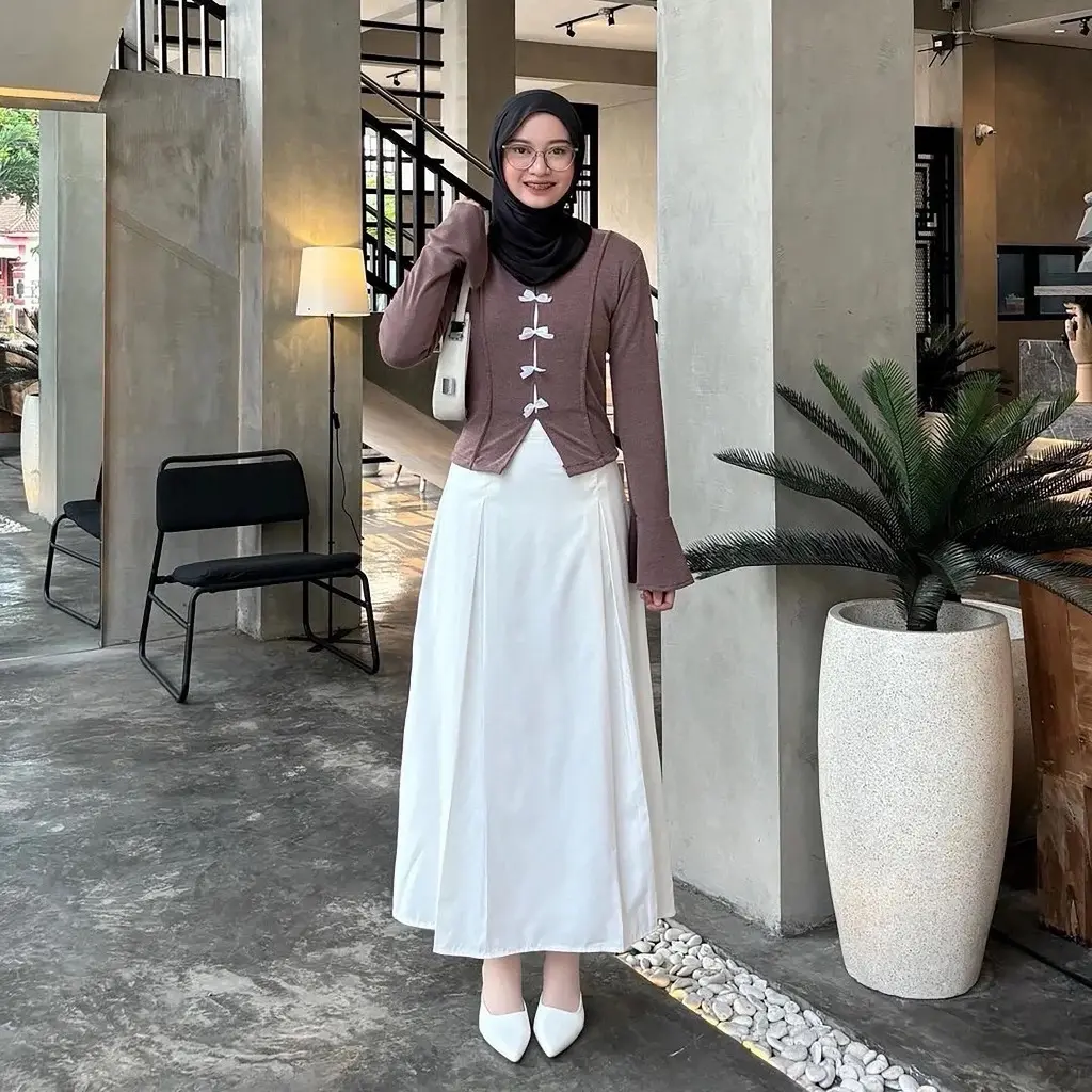 Blouse Rajut ZARA Korea / Blouse Rajut Pita / Blouse Rajut Wanita - Knitwear