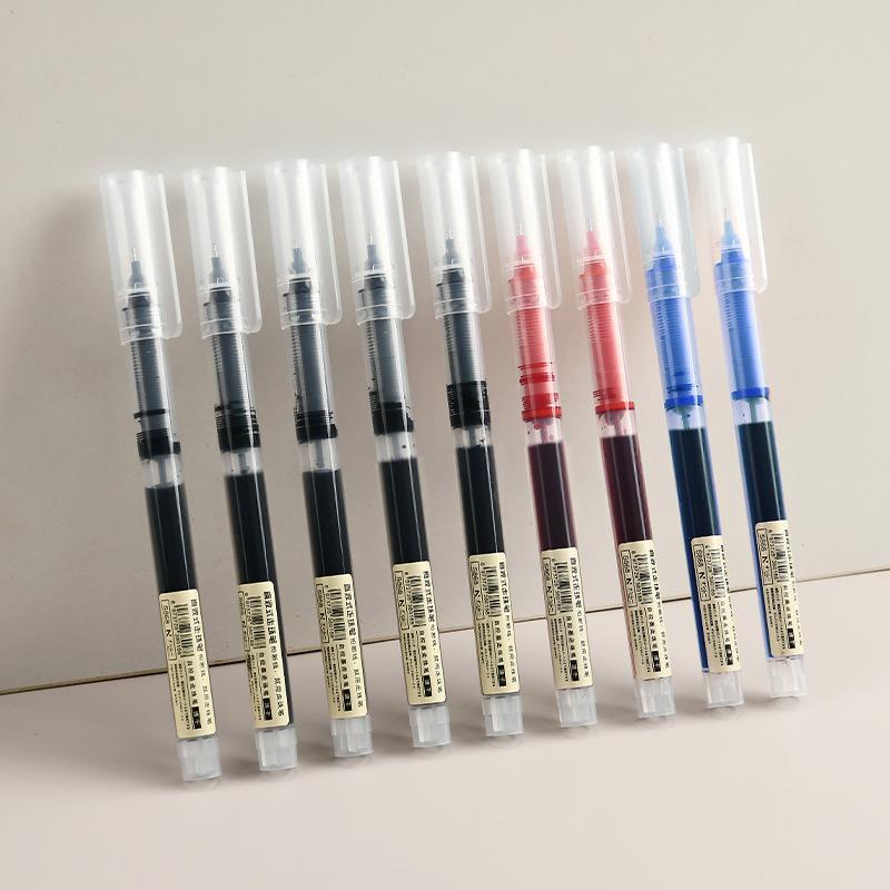 Bút Gel Lỏng Khô Nhanh Dung Tích Lớn 0.5mm Ngòi Bút Học Sinh Văn Phòng Nét Viết…