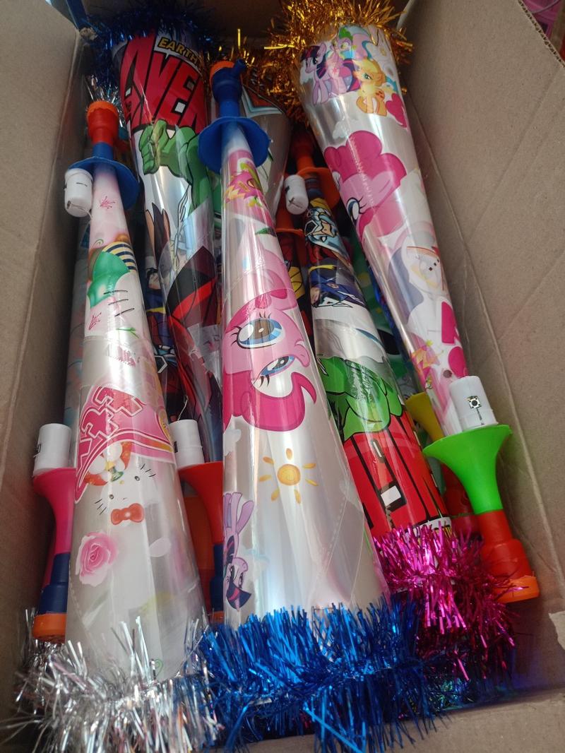 Product Introduction of Mainan Terompet LED Jumbo Superstar Bagus untuk Tahun Baru Anak 9