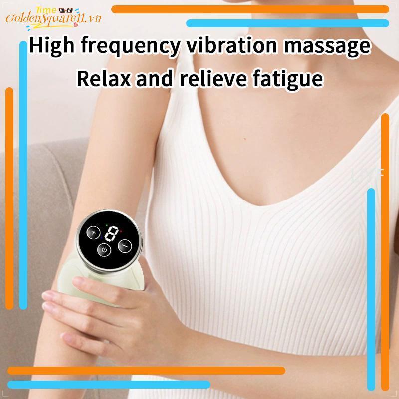 GoldenS Điện Kinh Tuyến Bàn Chải Chống Cellulite Gua Sha Máy Mát Xa Toàn Thân…