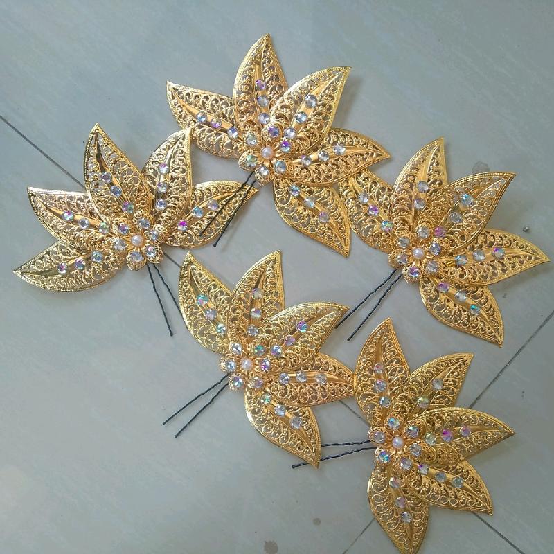 cucuk sanggul/Tusuk Konde Modern Elegan untuk Tari Pentas Karnaval dan Acara Resmi - Clips Aksesoris Jedai 0