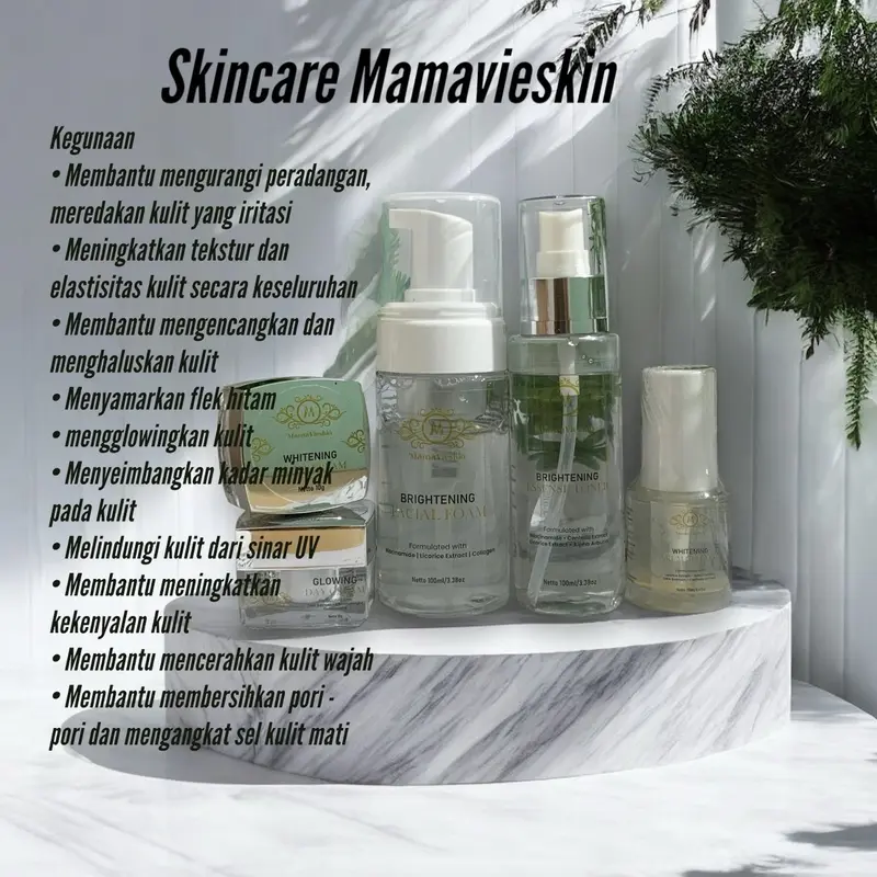 Mamavieskin skincare paket lengkap untuk kulit flek,berminyak,kusam,normal dan susah putih 0