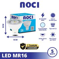 Gambar Noci Lampu LED MR16 Tipe E27/GU5.3 5-7 Watt Cahaya Kuning 3000K/Putih 6500K Super Terang Hemat Daya - 5 Watt E27 Putih dari Noci Lighting Kota Administrasi Jakarta Pusat 4 Tokopedia