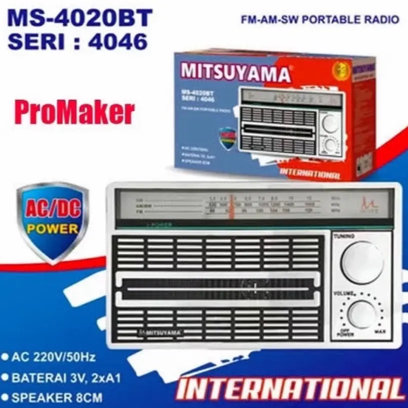 Radio Jadul International FM/AM/SW Mitsuyama