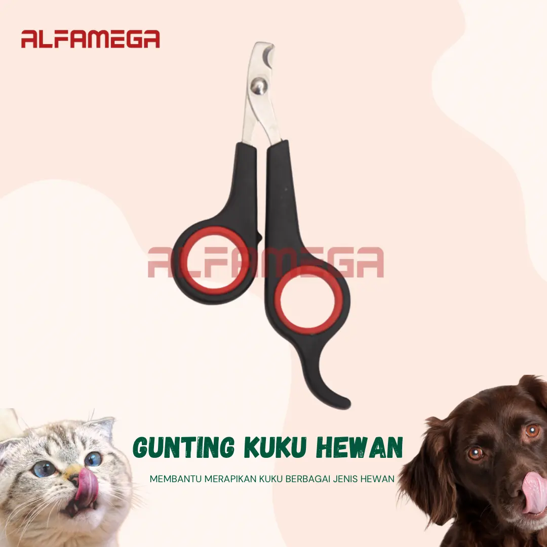 ALFAMEGA GUNTING KUKU HEWAN - Gunting Kuku Kucing Anjing Kelinci Binatang Pet Nail Trimmer