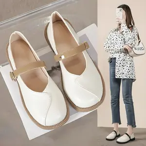 sepatu Oxford Wanita Zahra Model Gesper Terbaru Kombinasi Warna Hak Datar Flat Shoes Docmart Wanita Ootd Viral Kekinian Musim Panas Bisa Cod Hitam