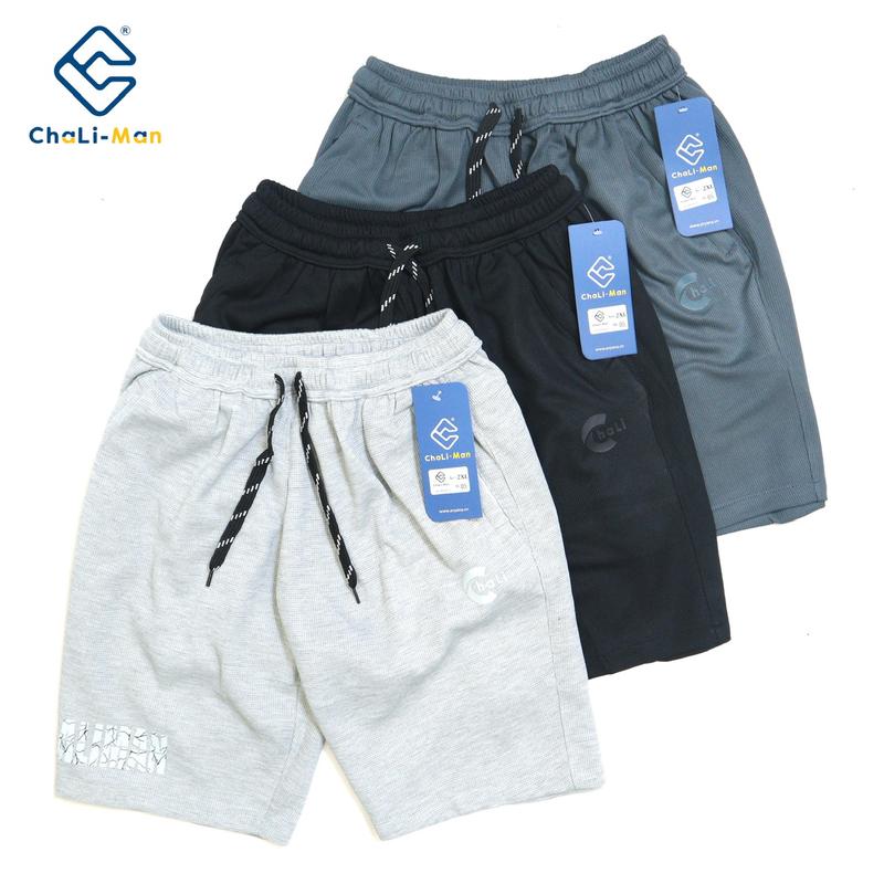 CHALI-MAN COMBO 3 Quần Short Nam Thời Trang Chất Liệu Vải Thun Tổ Ong Thoáng Mát Co Giãn