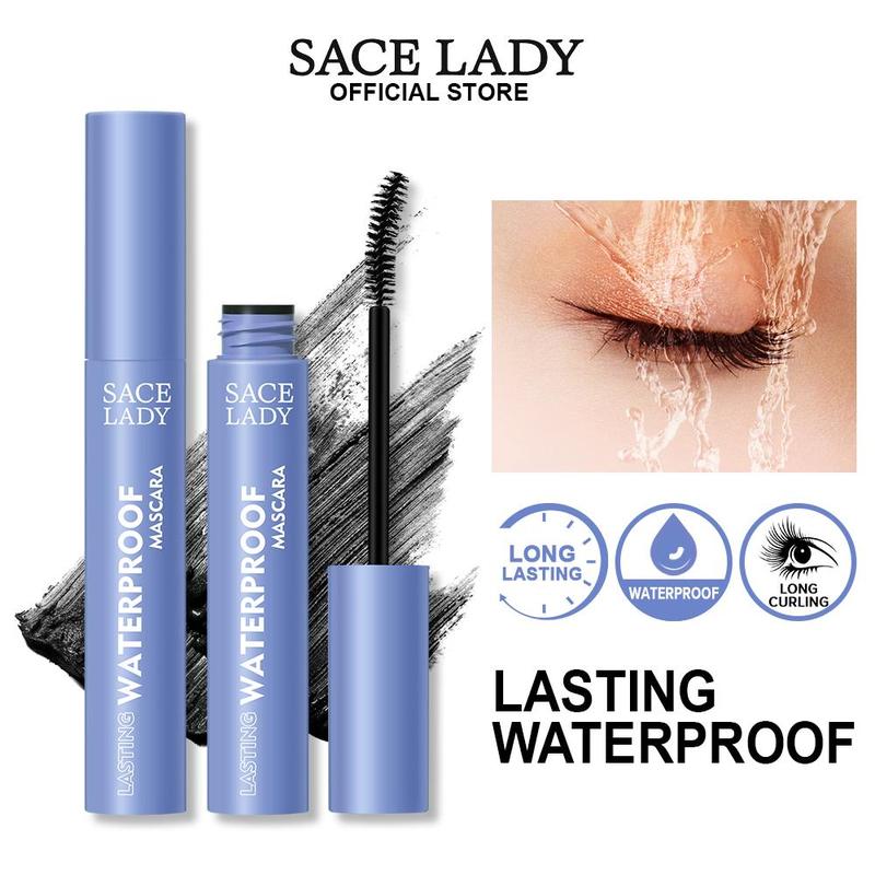 Mascara Không Thấm Nước, SACE LADY, Mascara Volumizing, Uốn Cong Lông Mi, Lâu Trôi, Trang Điểm Mắt, 6g, [TRỰC TIẾP 2]