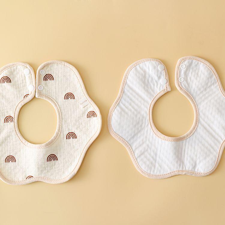 Khăn ăn cho bé loại A bằng vải cotton nguyên chất, chống nước và có thể điều…