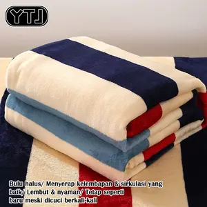 YTJ Selimut Tidur Bulu Lembut, Halus - Selimut Dewasa Flanel Polyester ukuran 200x150cm / 200x230cm