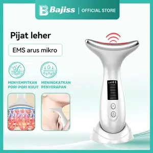 Bajiss Alat pijat kecantikan leher, alat pijat kerutan leher, alat kecantikan impor 7 warna