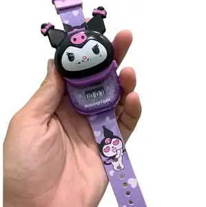 Jam tangan anak perempuan Gambar  karakter ada musik dan lampu LUCU Fashion
