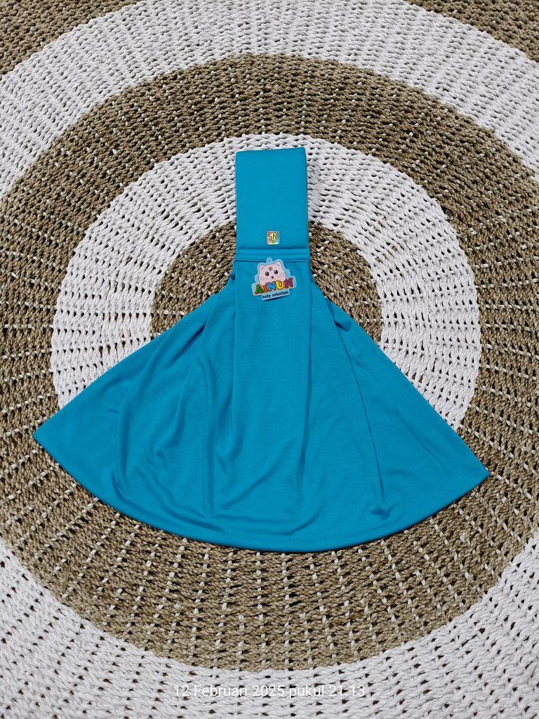 Gendongan Bayi Geos Busa Terbaru Motif Kombinasi Motif Polos Samping Baby Premium Anti Pegal Ekonomis Instant Strap Bunda ALL Siz