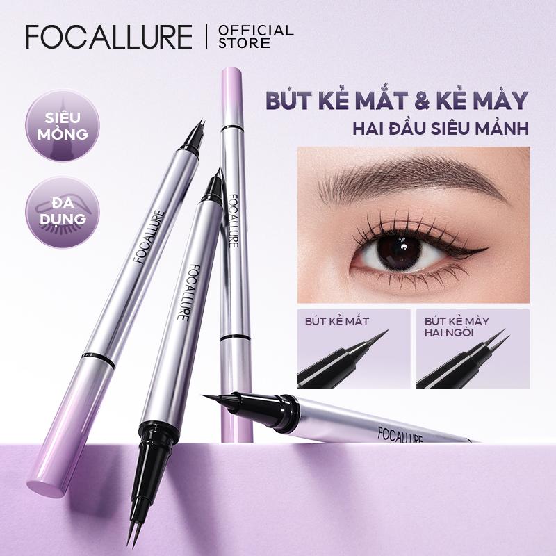  Bút Kẻ Mắt Và Chì Kẻ Mày Mỏng TwinTip FOCALLURE 