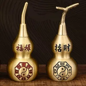 Fengshui Keberuntungan Ornamen Labu Kuningan Cina Feng Shui Labu Labu Tembaga Cina Untuk Dekorasi Rumah