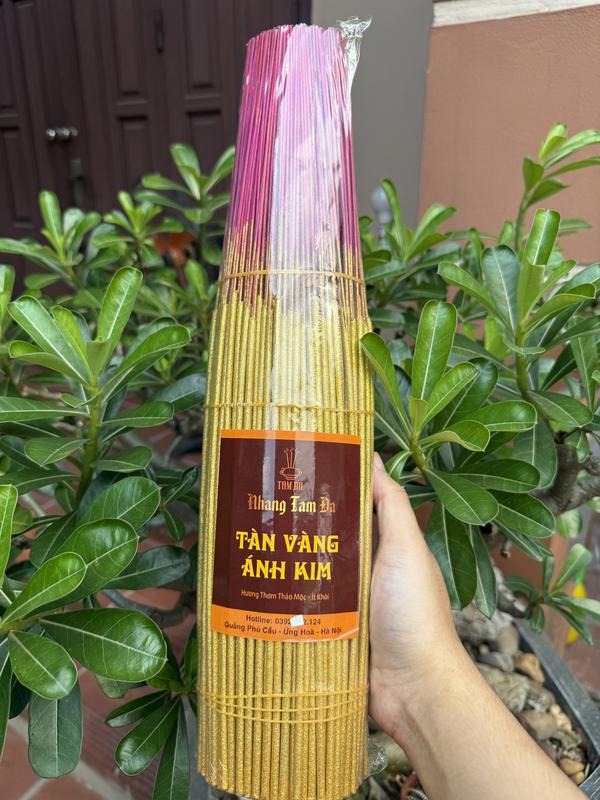   NHANG CHUNG CƯ 29cm  Hương Cân Cuộn Tàn số 6 ít khói Tàn Vàng Ánh Kim Tàn Trắng cuộn tàn số 6 cứng cáp NHANG TÀI LỘC TAM ĐA tinh dầu xông nhà 