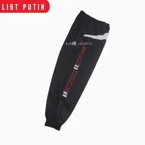 P»IN CELANA TRAINING PRIA CELANA OLAHRAGA WANITA CELANA JOGGER PRIA WANITA - LIST PUTIH, ALL SIZE N♥SK 0