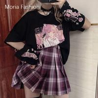 Gambar Moria DX008 Crop Tee Oversize Korea | Kaos Crop Top T-shirt Crop Oversize  Fashion - Putih, M dari Moriafashion Kab. Tangerang 4 Tokopedia