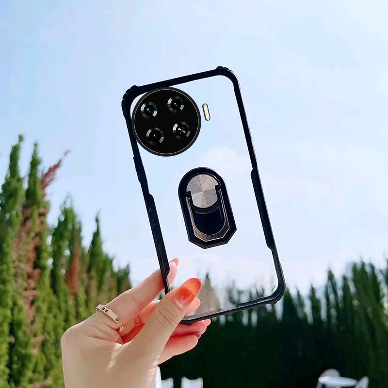 M/C Case For Tecno Spark 20 Pro+ Shockproof Premium Acrylic Transparant