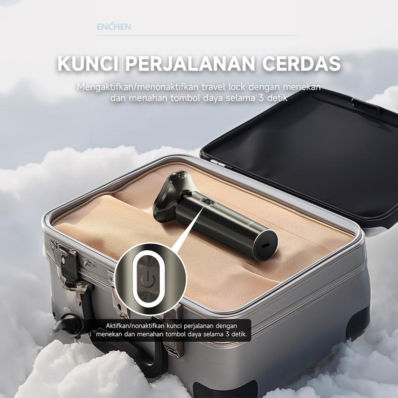 Product Introduction of Enchen BlackStone 6 3D Alat Cukur Rambut Elektrik Shaver travel lock 42