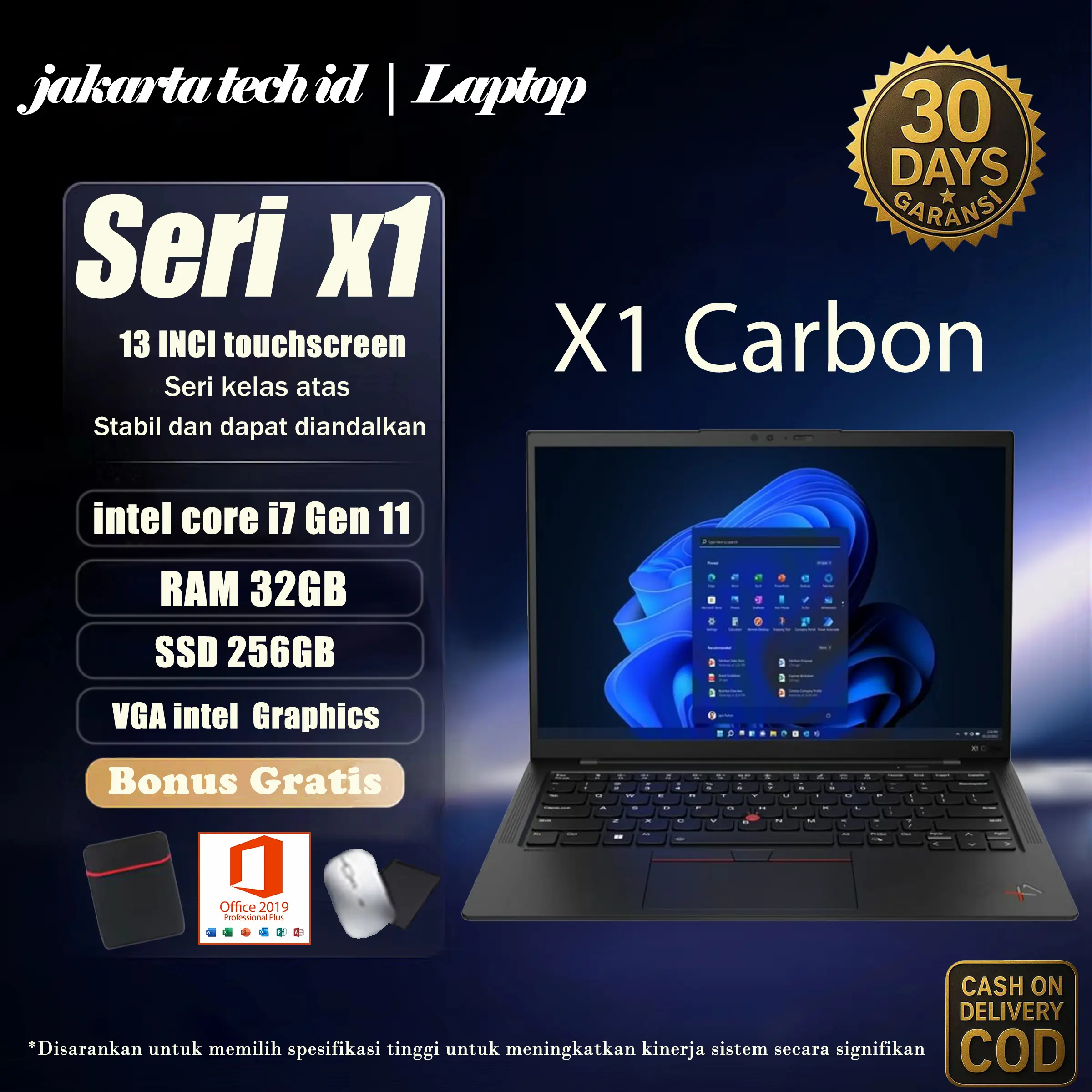 X1 Carbon i7 Gen 11 (touchscreen)