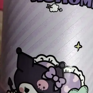 【PO 6 Mar】【kokopanci exclusive】ecentio Tumbler【Kuromi】Purple 850ml Kuromi Stainless Steel Car Cup with Handle（black pink）