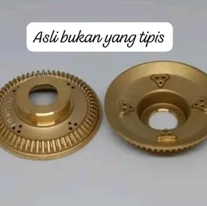 2 PCS BURNER KUNINGAN KOMPOR RINNAI BAHAN TEBAL ASLI KUNINGAN  baru