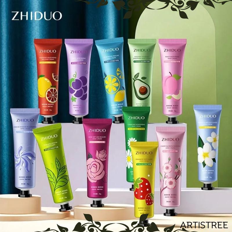 Krim Lotion Tangan ZHIDUO Hand Cream Pelembut Pelembab Kulit Wangi Buah Bunga BE007 0