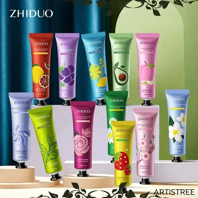 Krim Lotion Tangan ZHIDUO Hand Cream Pelembut Pelembab Kulit Wangi Buah Bunga BE007 0